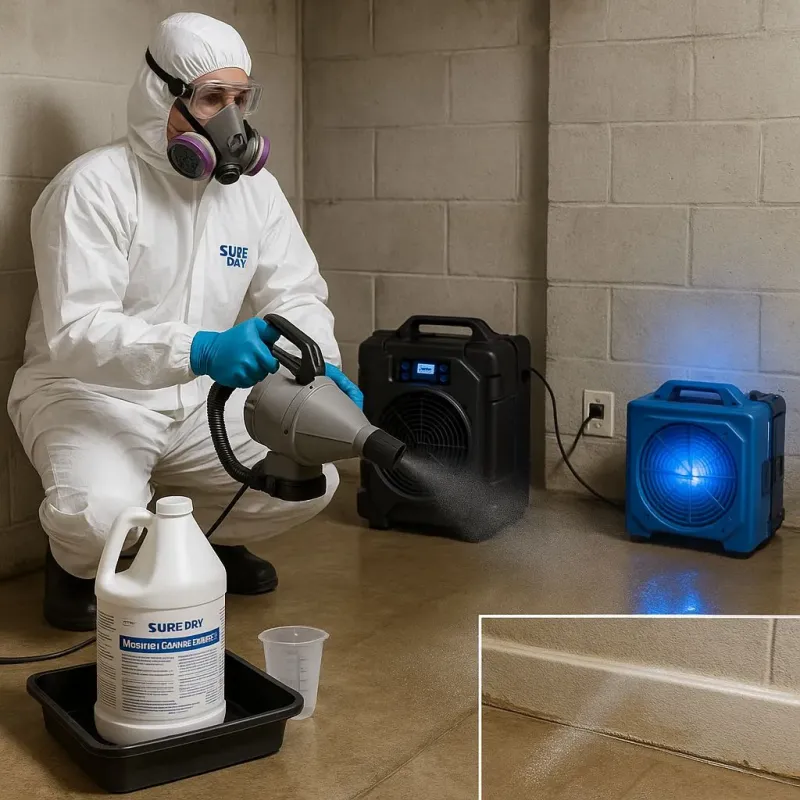 Sanitization and Odor Removal process in Brunswick County, VA