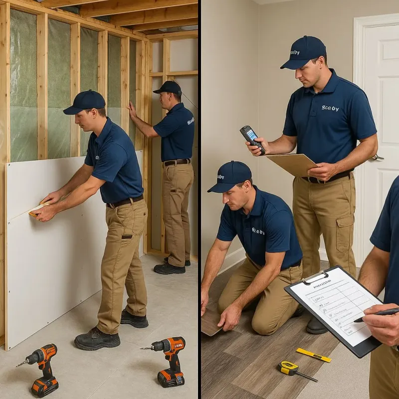 Repairs and Reconstruction process in Brunswick County, VA